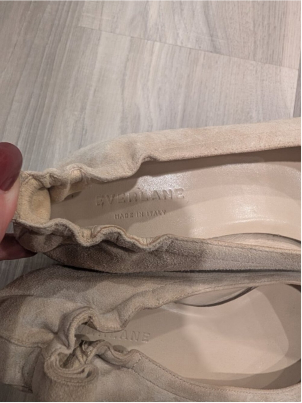 Everlane | The Day Heel In Light Taupe Suede - Picture 5 of 13